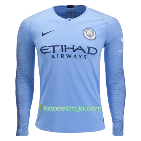 Billiga Fotbollströjor Manchester City Hemma tröja 2018/19 Långärmad
